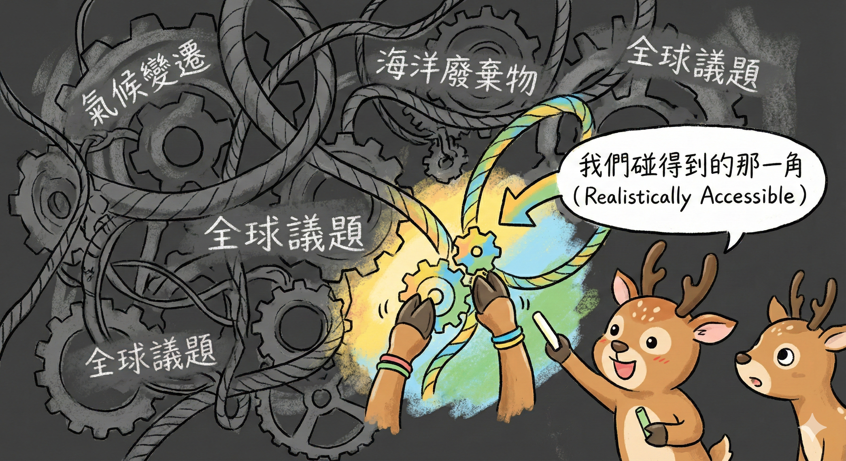 巨網中的可施力點