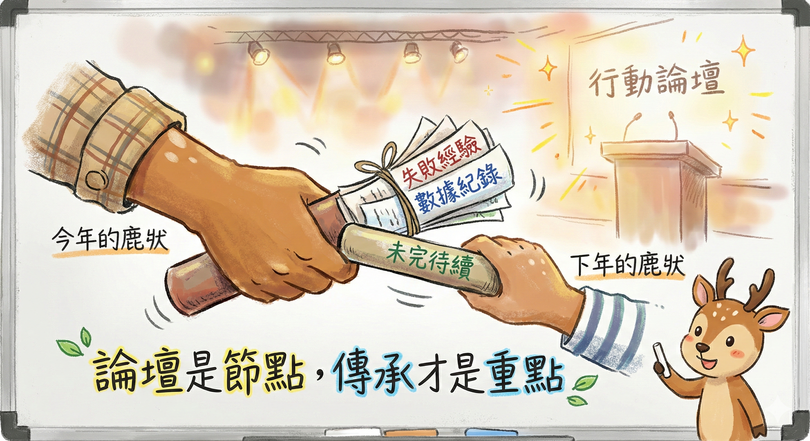接力棒而非獎盃