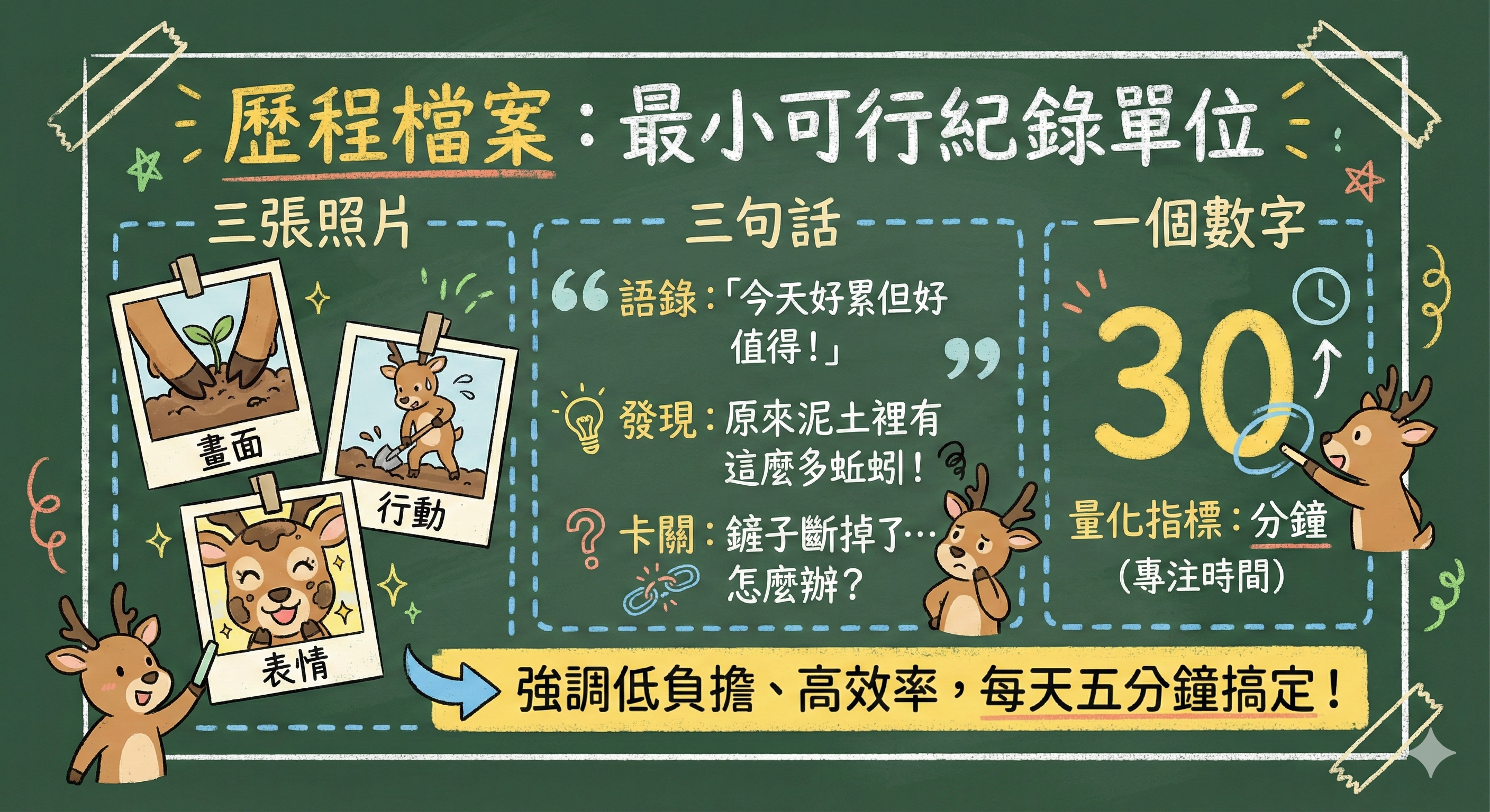 歷程檔案「最小可行紀錄單位」